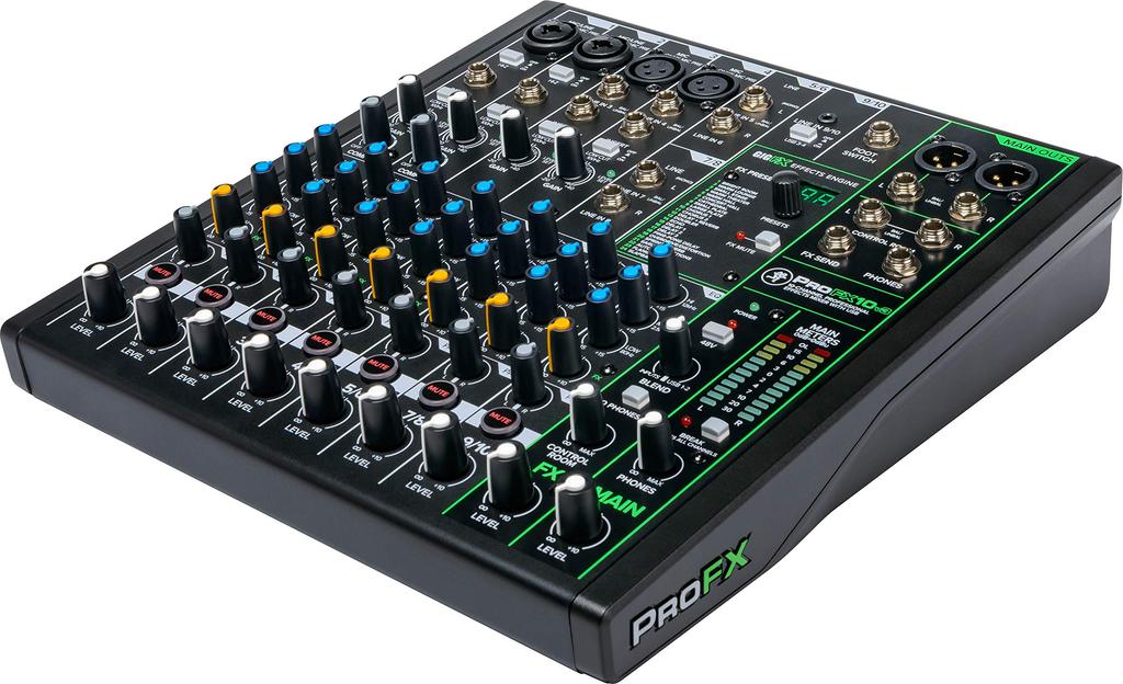 Mackie Professional Mixer USB 10-Channel ProFX10v3