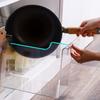 Clear Kitchen Organizer Bin Space Saving Multifunctional U Shaped Clear Containers Bin for Pot Lids