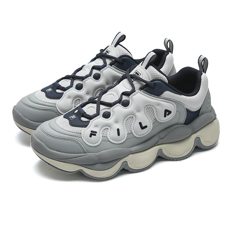 Fila PEASE Искусственная кожа Покрытие Низкие Повседневная Обувь Мужская Серая F12M441117FAL