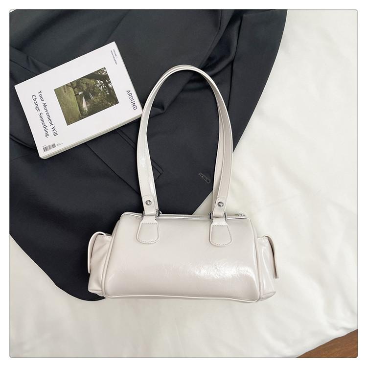 Премиальная ретро-сумка женская 2025 новая мода кожа с масляной восковой пропиткой сумка под мышкой сумка Boston универсальная сумка через плечо