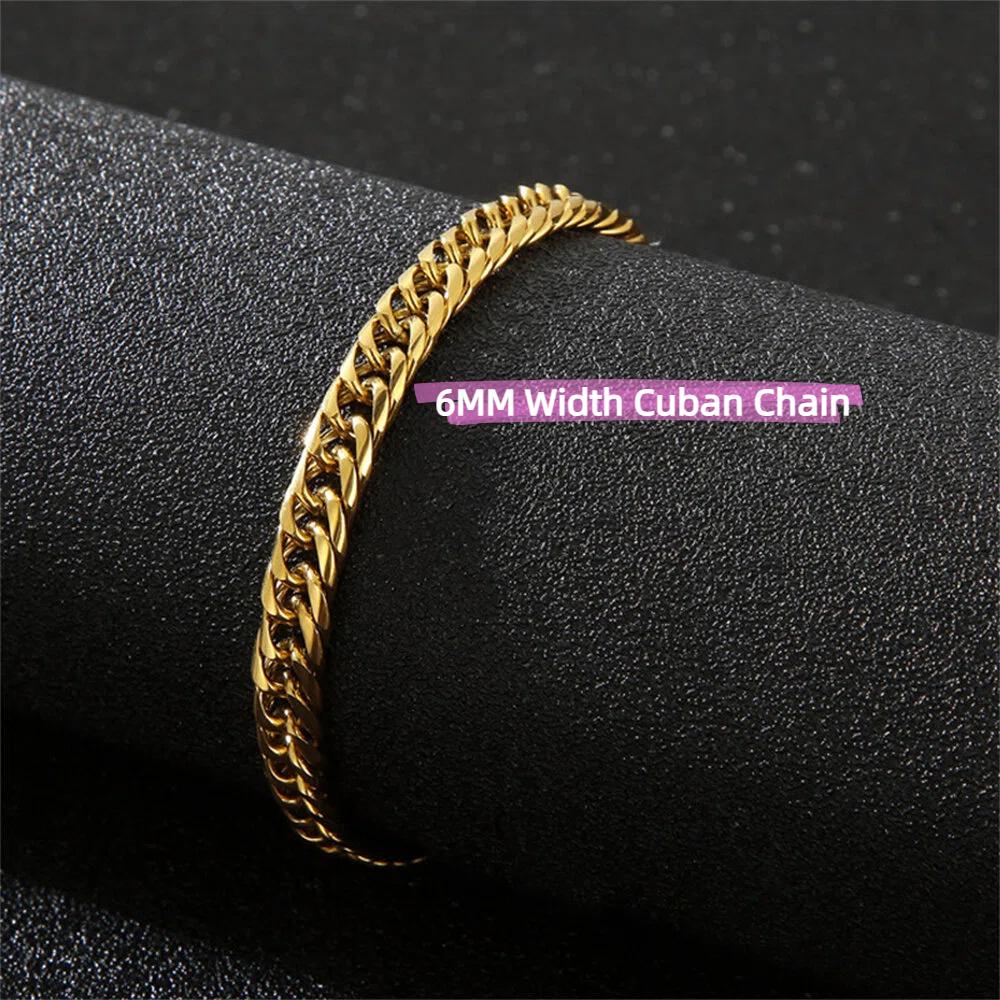 9 мм Позолоченные Массивные Цепи Miami Cuban Link Ожерелья Хип-Хоп Толстые Серебристого Цвета Нержавеющая Сталь Тяжелые Цепи Для Мужчин Украшения