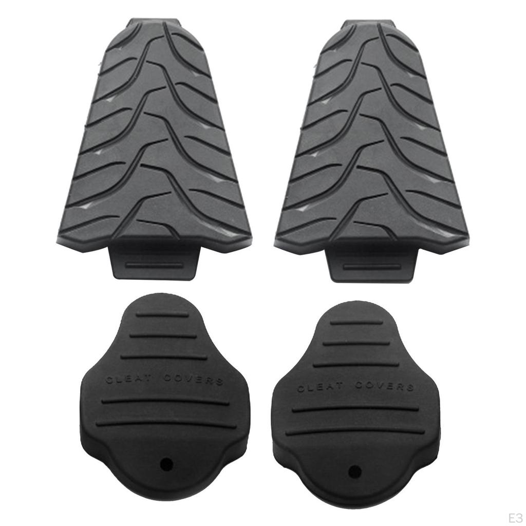 1 Pair Pedal Cleat Cover, Quick Release Bicycle Shoe Cleats Cover
