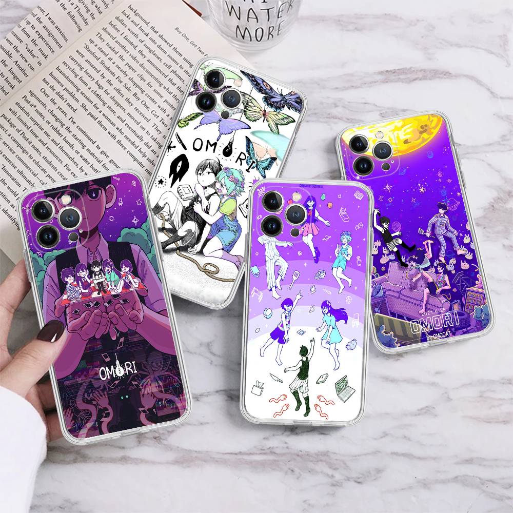 Игра Omori Для iPhone 17 16 15 14 13 12 11 Pro Max Plus Mini Чехол Для Прозрачного Чехла