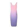 Fashion Women's Casual Color Sling Pullover Sleeveless Slim Dress