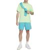 Nike T Shirts Men's Green Crew Neck Moderate Straight Fit FV4048-376