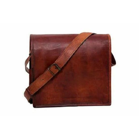 New Handmade Men's Genuine Leather Vintage Laptop Messenger Briefcase Bag Satchel