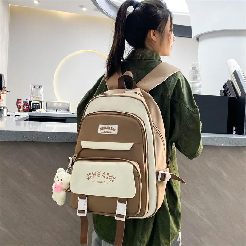 Комплект из пяти рюкзаков для детей, большой вместимости, рюкзак для старшеклассников, чтобы уменьшить нагрузку на рюкзак с защитой от хребта