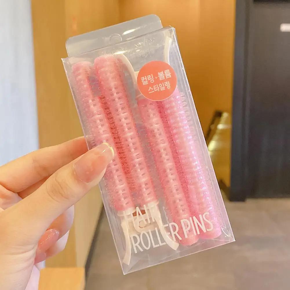 Натуральные пушистые заколки для волос, набор бигуди для сна на ночь, многоразовые пушистые заколки для корней волос для женщин и девочек, портативные инструменты для укладки