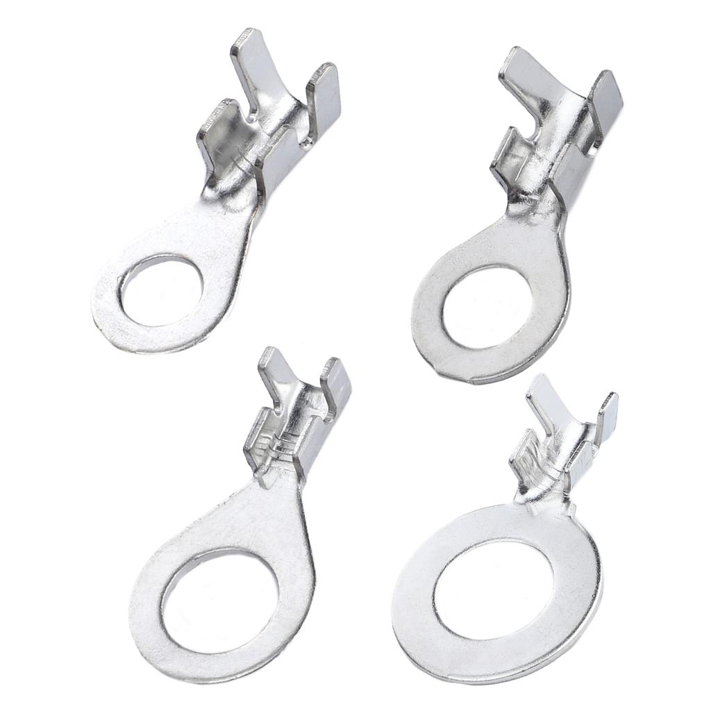 Многоцелевой набор из 100 утолщенных прочных латунных круглых проволочных клемм-соединителей для надежных электрических соединений