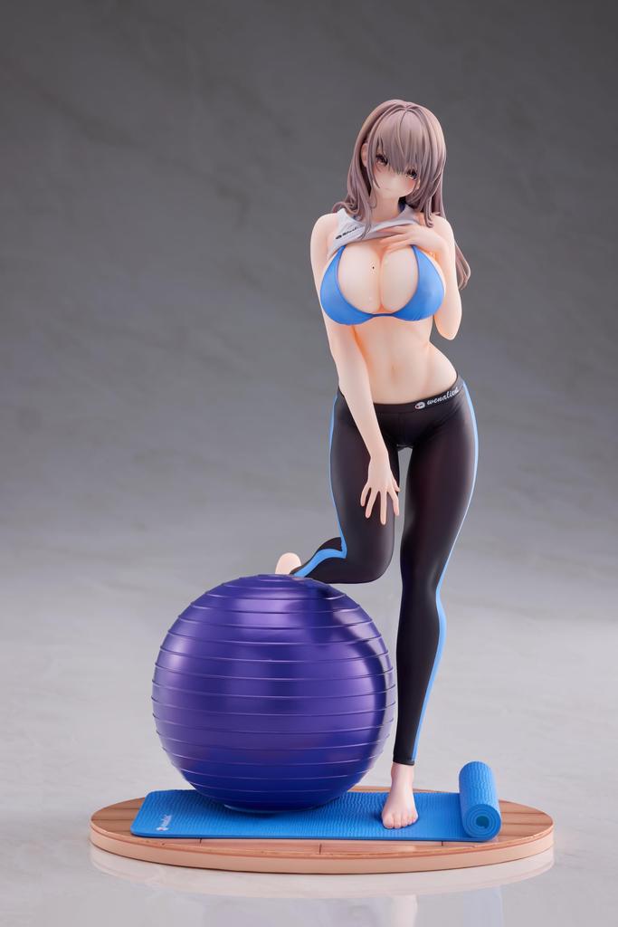 Momorose Training Girl Aoi Height: Approximately 280mm (including Base) 1/6 Scale Painted PVC and ABS Figure