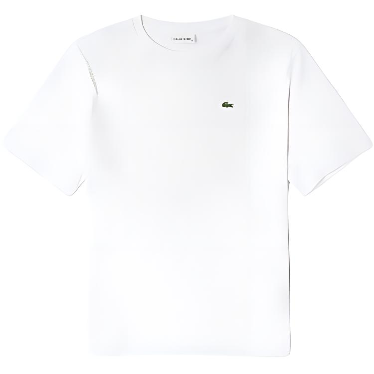 LACOSTE SS22 T Shirt Unisex White TF5441-115725-001