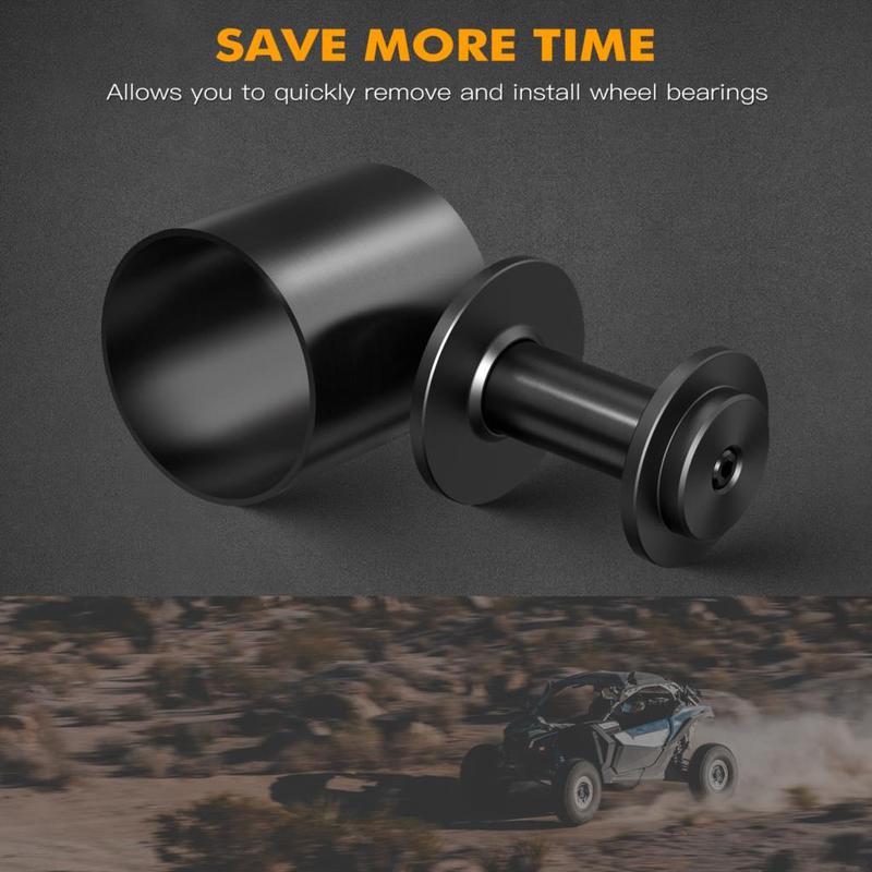 UTV For Can Am Maverick X3 Max R RR Turbo 4x4 DPS XRS XMR Wheel Bearing Install Removal Press Tool Accessories Carbon Steel