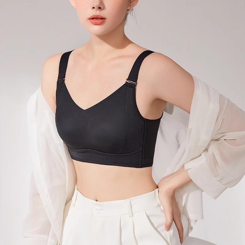 Summer Seamless Bra Women's Thin Underwear Comfortable Without Steel Rings Full Cup Women's Bra