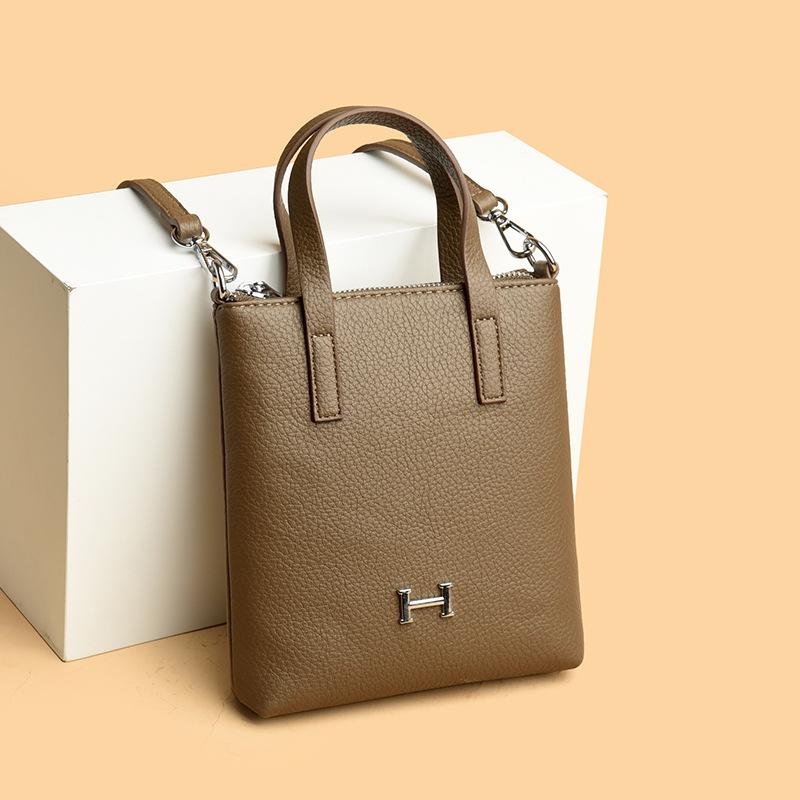 Single-shoulder Bag Large-capacity Women's Bucket Bag Detachable Shoulder Strap Retro Handbag