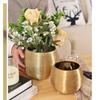 Room Ornaments Morden Ceramic Flowerpot Ceramic Gold Art Vase Ceramic Vase
