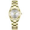 RORIOS Watch Fashion Water Made In Quartz Diamond Sparkling Steel Simple and Perfect for Commuting or White B Women's Watch, Resistant, Japan,