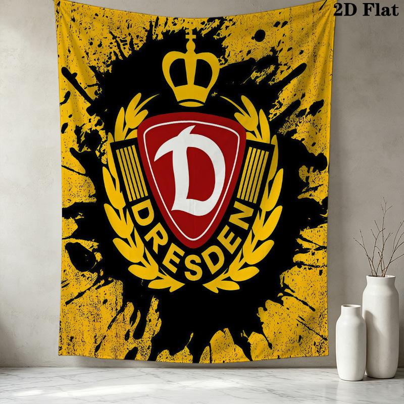 Sg Dynamo Dresden Wall Tapestry Aesthetic Wall Hanging Printed Fabric Blanket Decorative Tapestries For Bedroom Living Room Home Decor