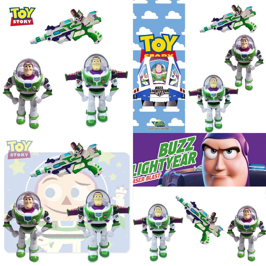 Interactive Buzz Lightyear Toy Story 4 Action Figure With Sound And Walking Features