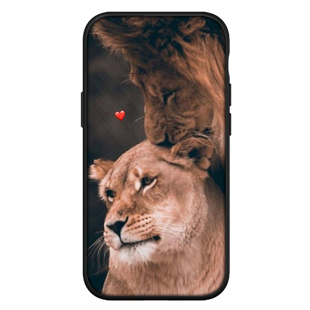 For iPhone 16 15 X XR Samsung Galaxy S24 S23 A16 A06 14C A15 A05 Xiaomi Redmi Note 13 12 11 Pro Max 14 Plus Huawei OPPO Poster Africa Lion Phone Case