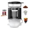 Oceanrich Plus Automatic Drip Coffee Maker, 250ml, Stainless Steel Filter, Drip Bag, 2-Way Compatible Model, Black