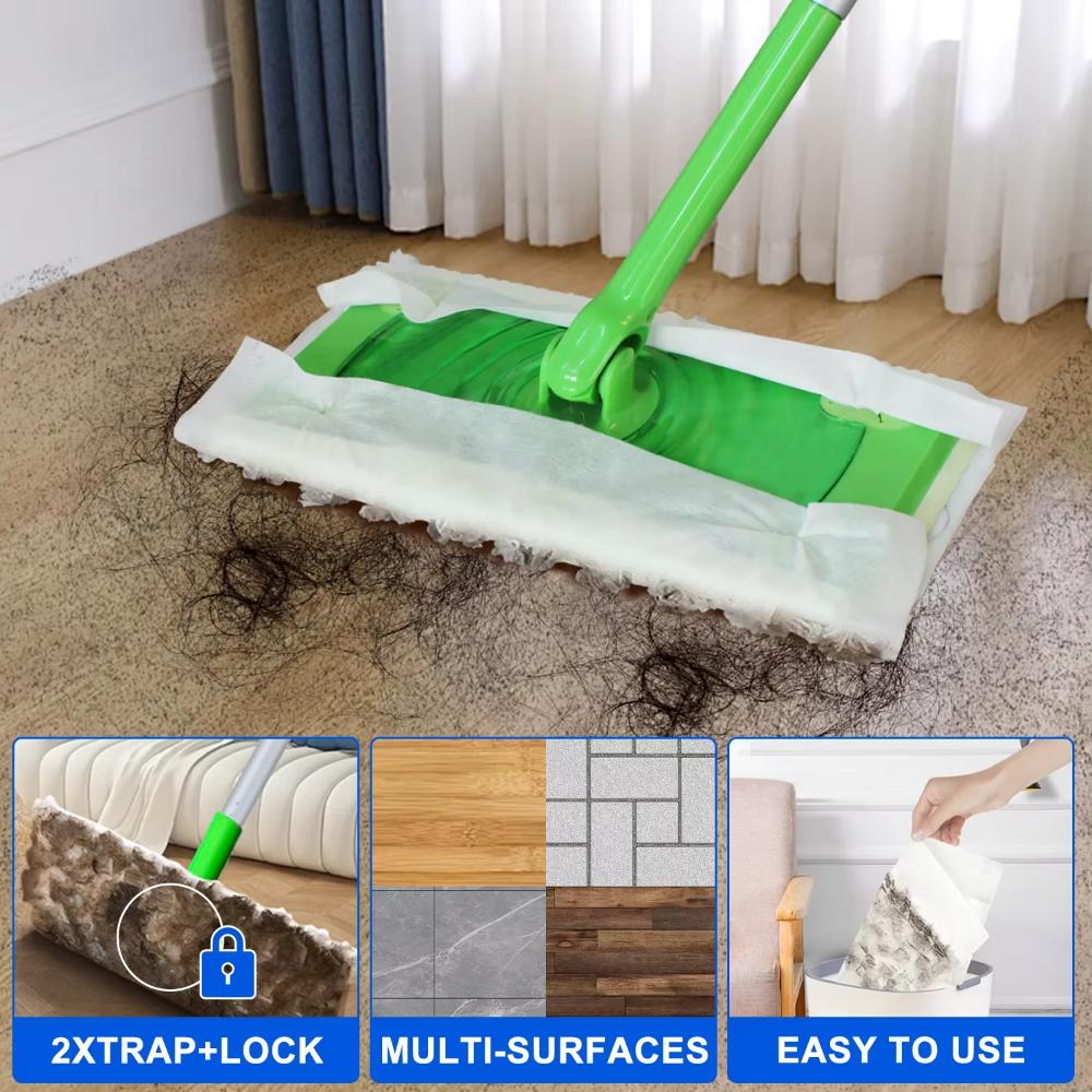 Plus Velvet Dust Removal Paper Hands-Free Washing Floor Cleaning Artifact Pet Hair Removal