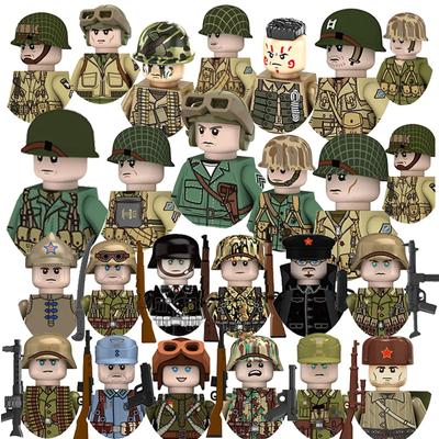 Корпус морской пехоты Армия Военные фигурки Оружие Строительные блоки Детские игрушки