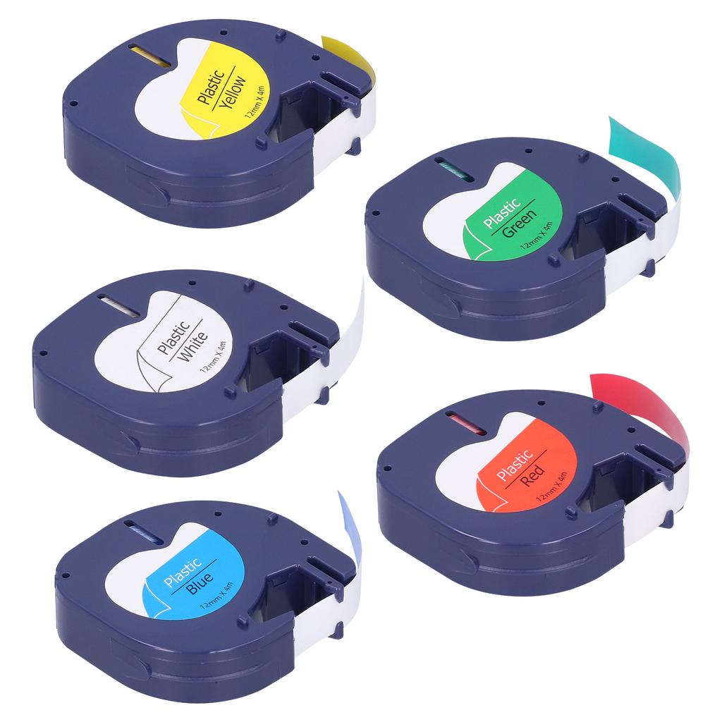 Сменная этикеточная лента для принтера LETRATAG, аксессуары для печати на ленте 12 мм x 4 метра