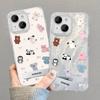 Suitable for Apple 15 Mobile Phone Case Summer Iphone14promax Cute Cartoon Animal Stand 13 Feather Yarn 12 Large Holes