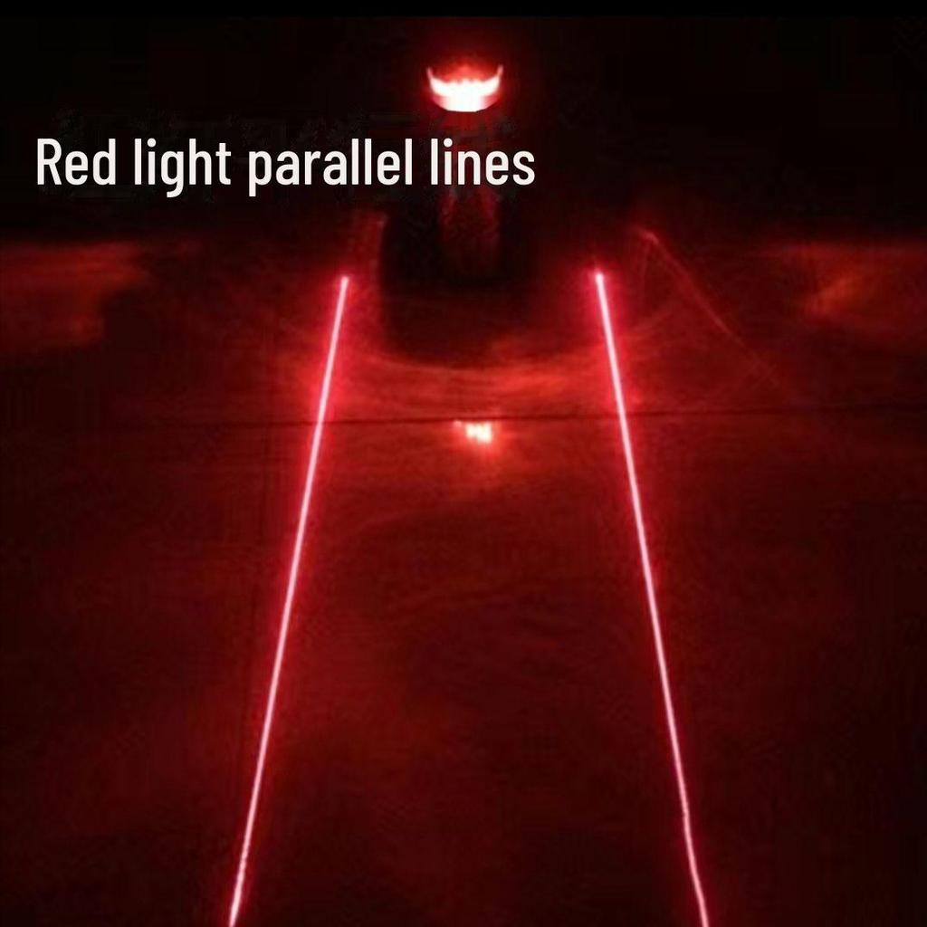 Светодиодный лазерный задний фонарь для горных велосипедов — аксессуар для безопасности при ночной езде