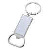 1PC Bottle Opener Silver Plated Keychains Heart/Round/Square Metal Photo Frame Blanks Key Rings Sublimation