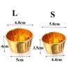Gold Silver Coated Cake Liner Cake Paper Cups Crimping Muffin Cases Baking Mold Cupcake Wrappers