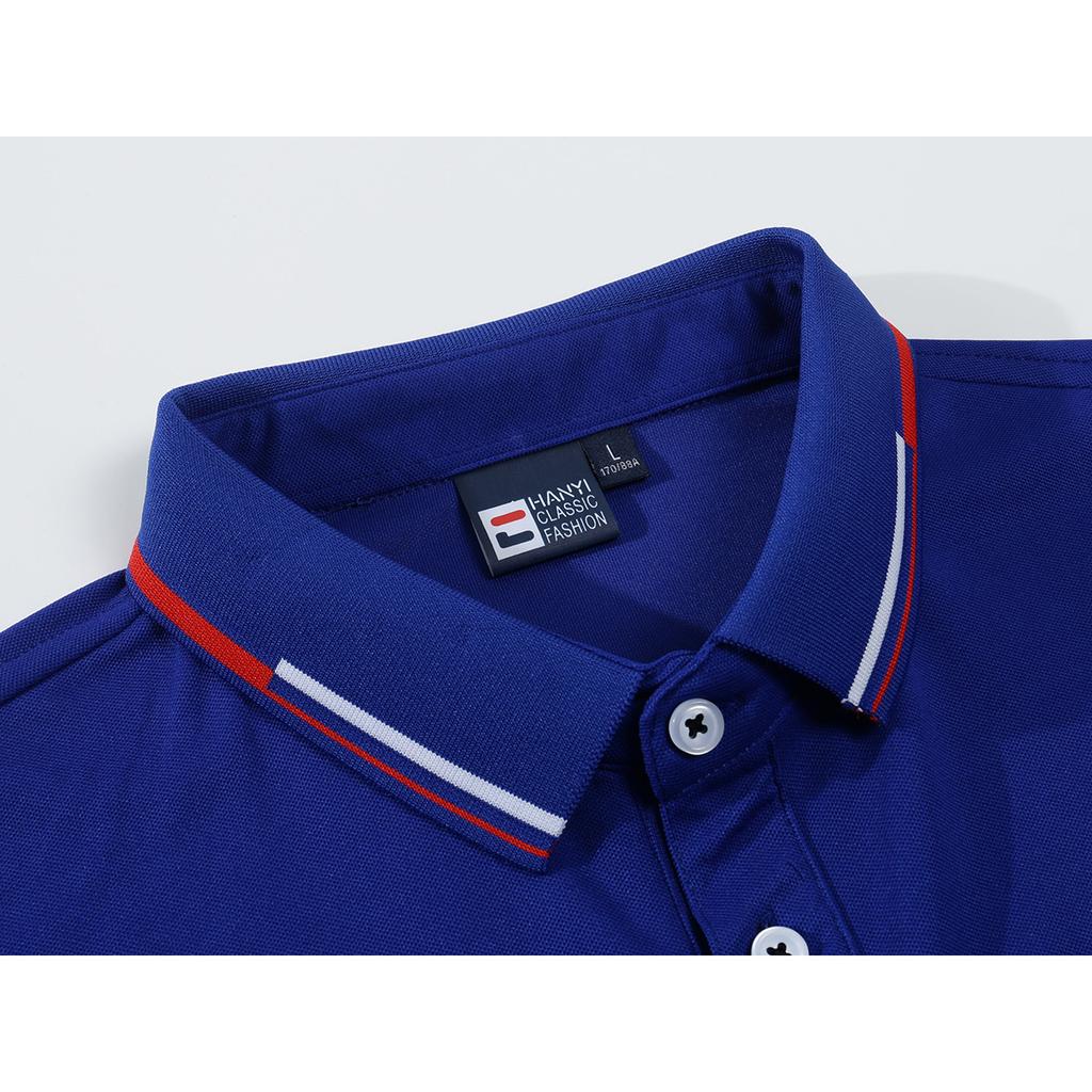 Camel Spring/Summer New Embroidered Polo Men's Breathable Top Quick Drying Polo Shirt Moisture Wicking Polo Shirt