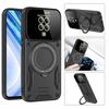 For Xiaomi Redmi Note 9 Pro Case Car Magnetic Holder Armor Cover for Xiaomi Redmi Note 9S Note9 9Pro Camera Protection Coque