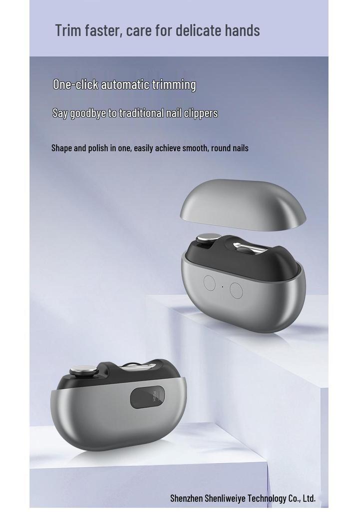 Multi-functional Electric Nail Clipper and Polisher: Portable, Automatic Manicure Tool