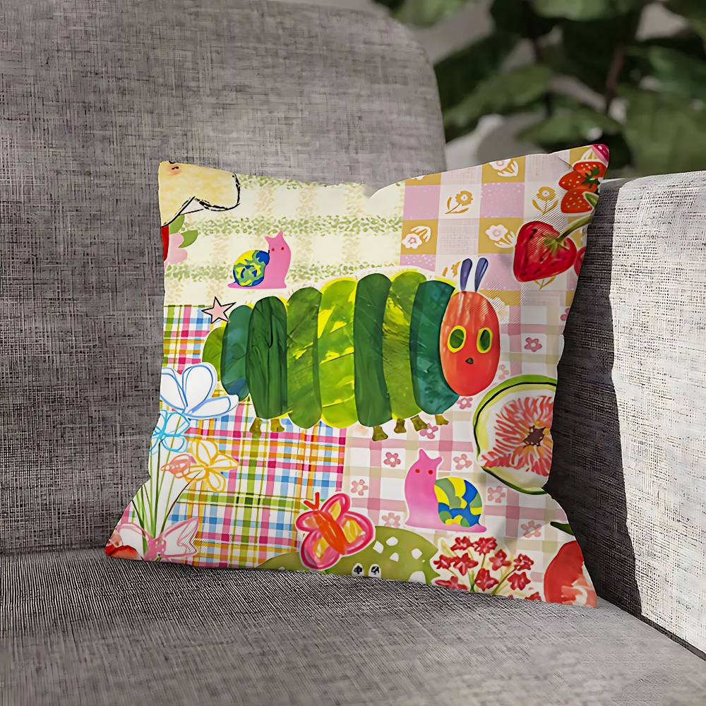 Aesthetic Collage Painting Art Pillow Case For Sofa Decor Car Office Room Printing Cushion Cover Decorations and Protector