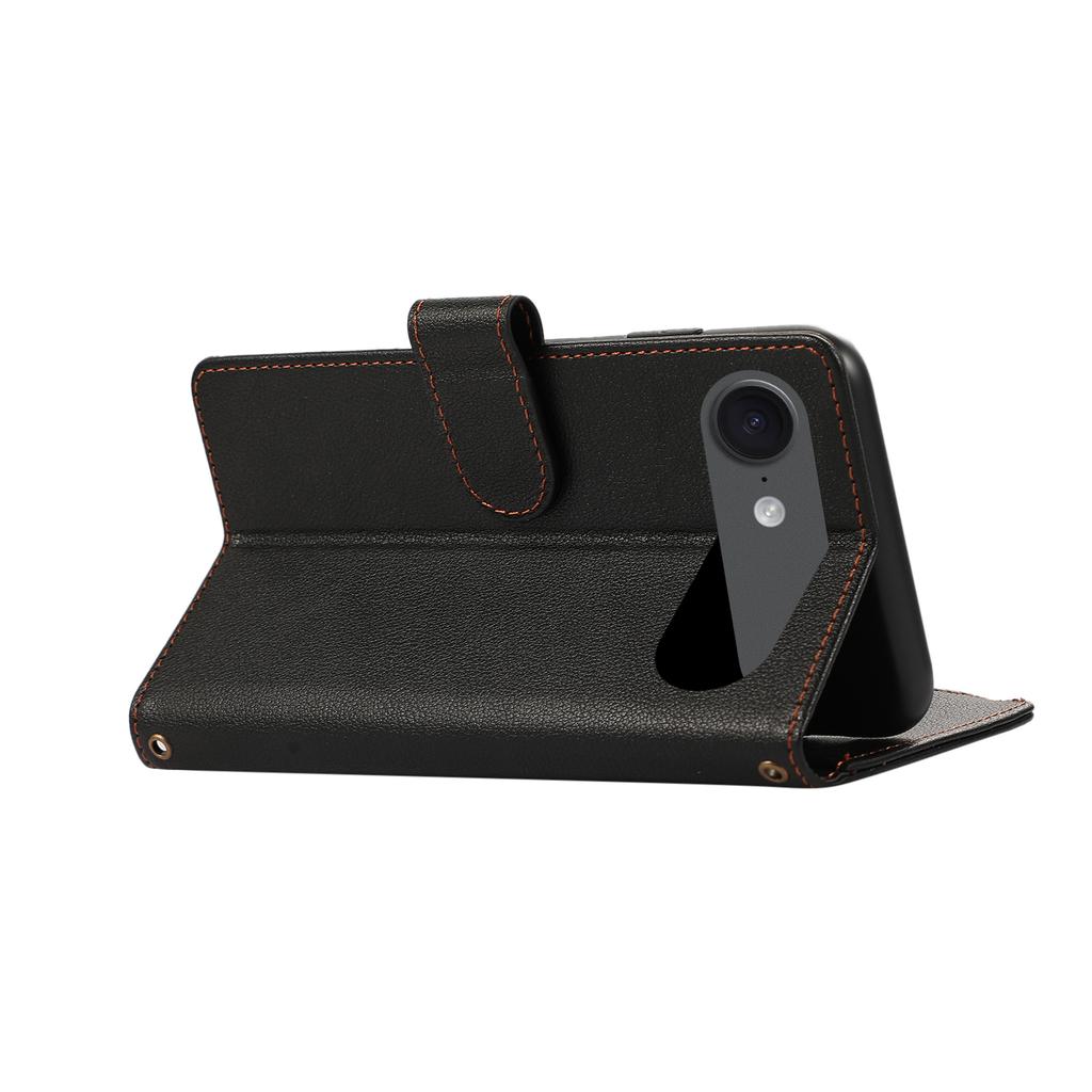 For iPhone 17 Air Case Multi Card Slots Zipper Leather Phone Cover with Wrist Strap