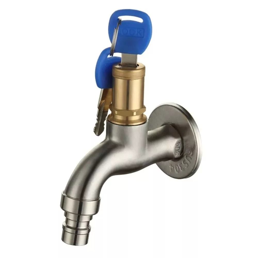 Lockable Anti-Theft Sink Tap Safe Washing Machine Faucet High Quality Anti-theft Lock Faucet Home
