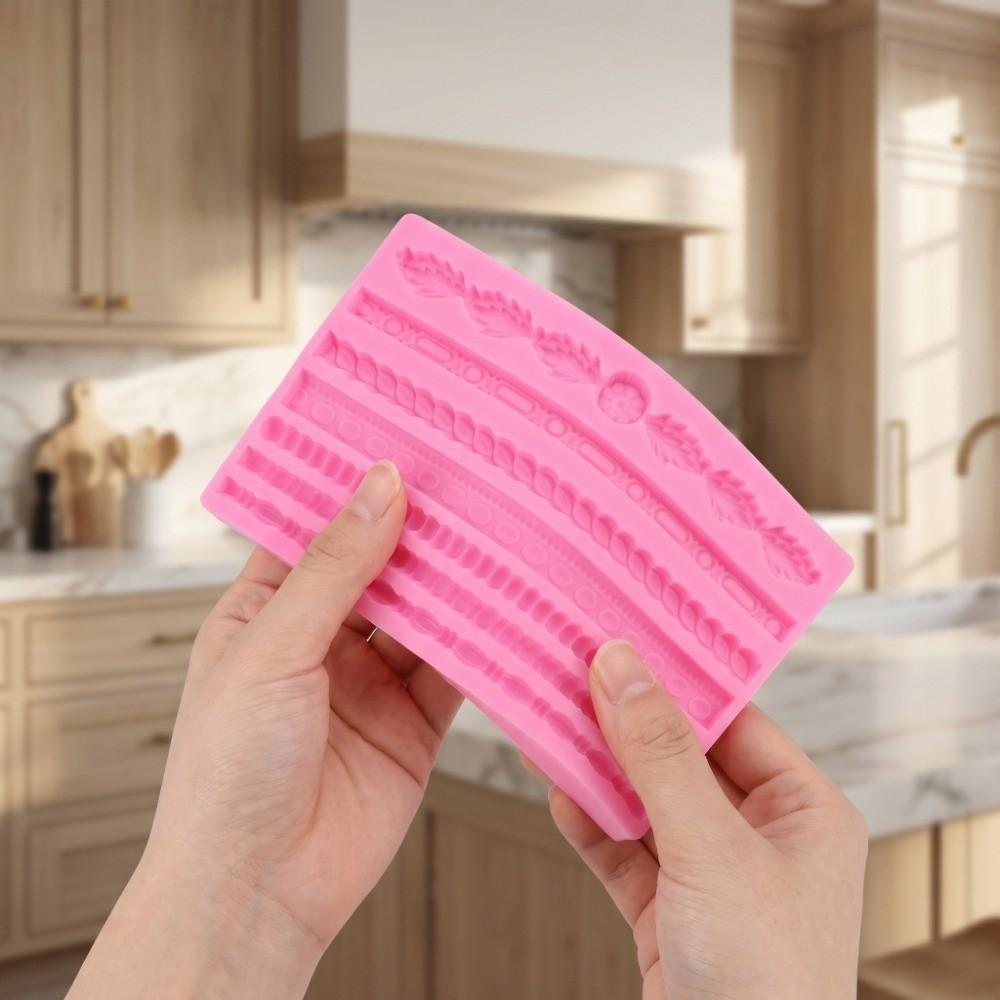 Embossed Pattern Hemp Rope Mold Silicone Lace Chain Mold Flexible Clay Mold Clay Resin DIY