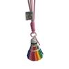 Badminton Ornament 3D Printed Shuttlecock Key Chain with Handcrafted Finishing Rainbow Color Backpack Desk Decor