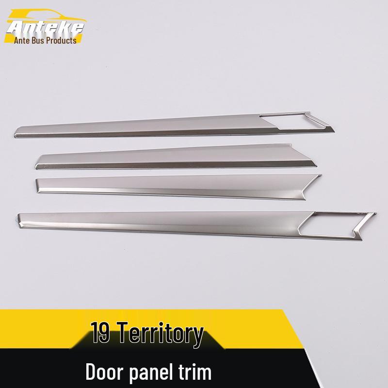 19 Territory Door Panel Bright Strip & Body Anti-Scratch Edge Trim Patch