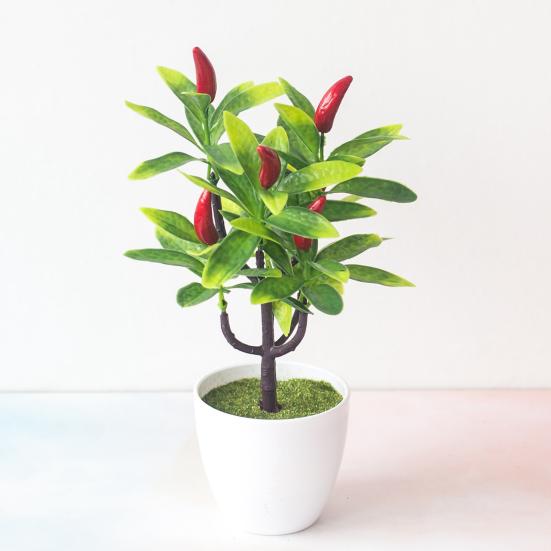 Искусственное фруктовое дерево, реалистичное, многоцелевое, пластиковое, очаровательное, имитация горшков для свадьбы