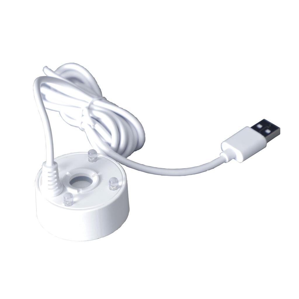 5V USB Ultrasonic Rockery Bonsai Humidifier with 4 Lights and 20mm Large Mist Atomizer.