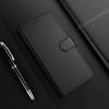 Coque - BOOLING - pour Samsung Note 10 Pro - Effet Cuir - Antichoc - Portefeuille Noir