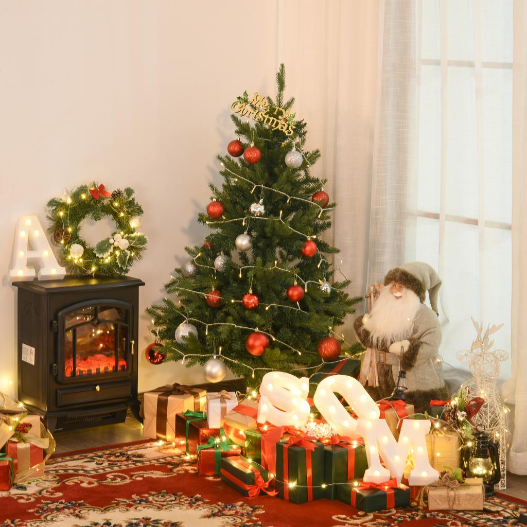 Christmas Tree Artificial Fir, 1.2 m, incl. Stand, diameter 85 cm x 120 cm, Green