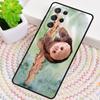 Милый ленивец Животное мягкий чехол для телефона для Samsung Galaxy note 10 pro S26 Ultra S23 S24 FE S25 S21 S22 PLUS противоударный чехол