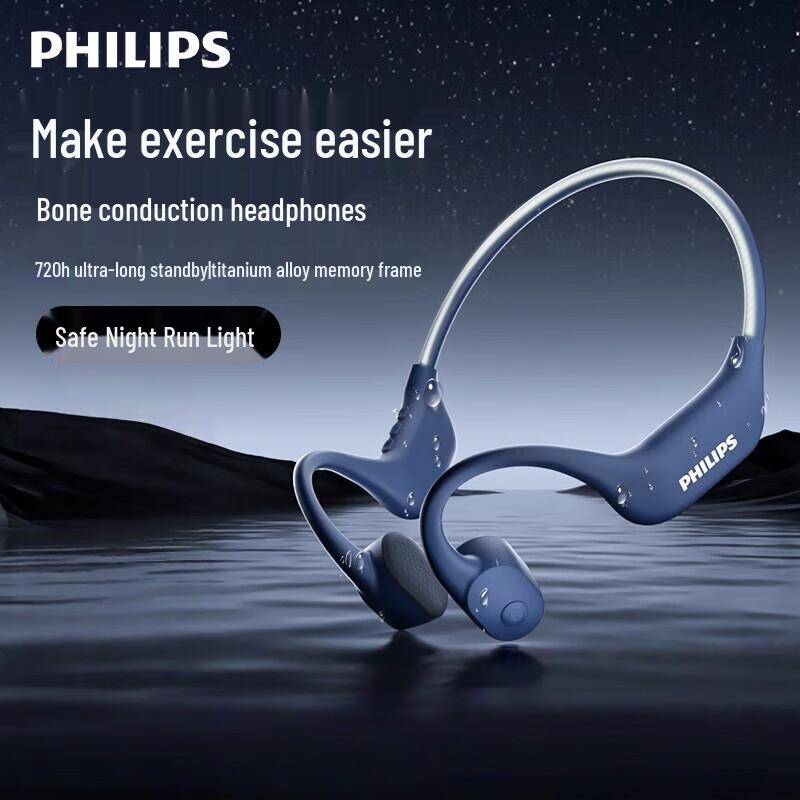Philips Спортивные наушники с костной проводимостью TAA6609C