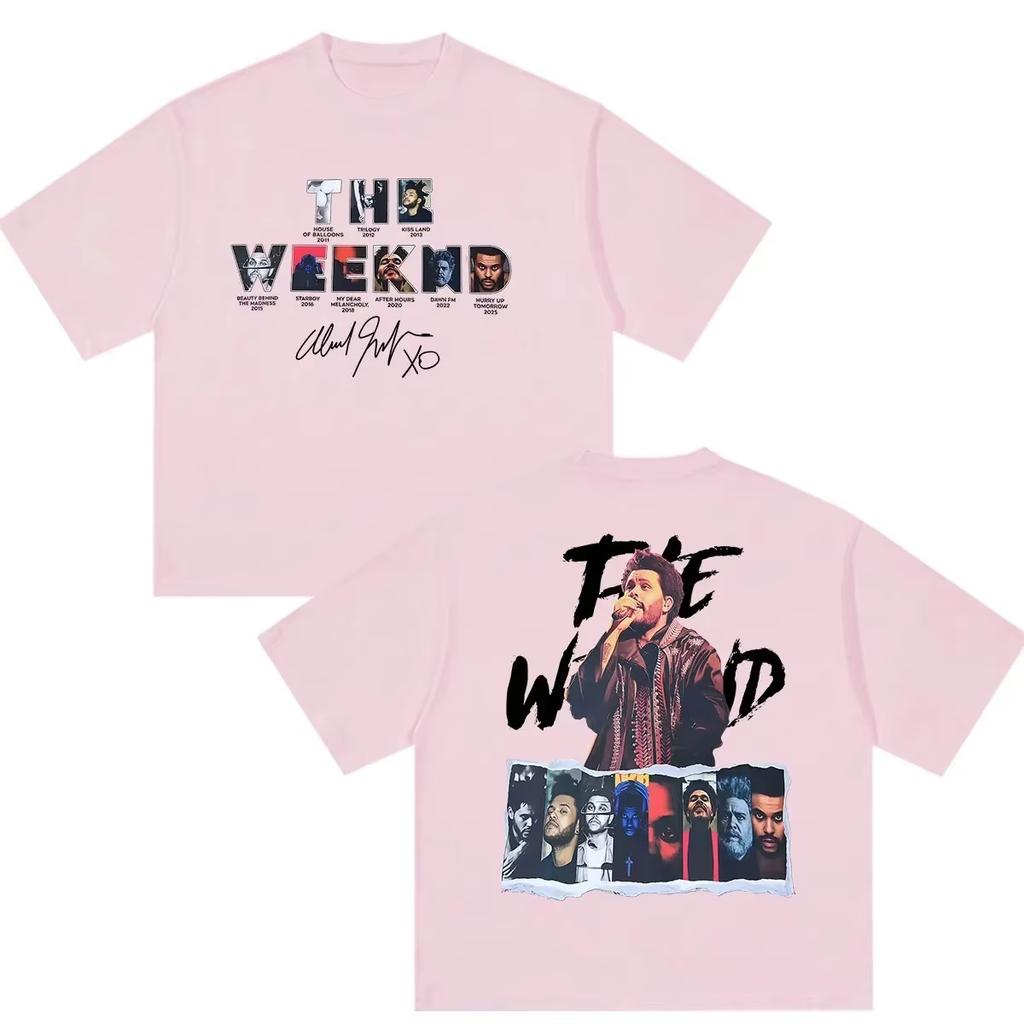 Unisex Oversized Vintage Gothic Hip Hop Pop TShirt The Weeknd 2026 New Album Printed Casual Music Fan Top Tshirt