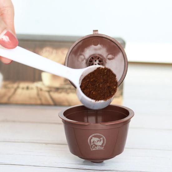 1 комплект для кофейных капсул Dolce Gusto, перерабатываемый многоразовый пластиковый фильтр для кофе эспрессо для кофеварки