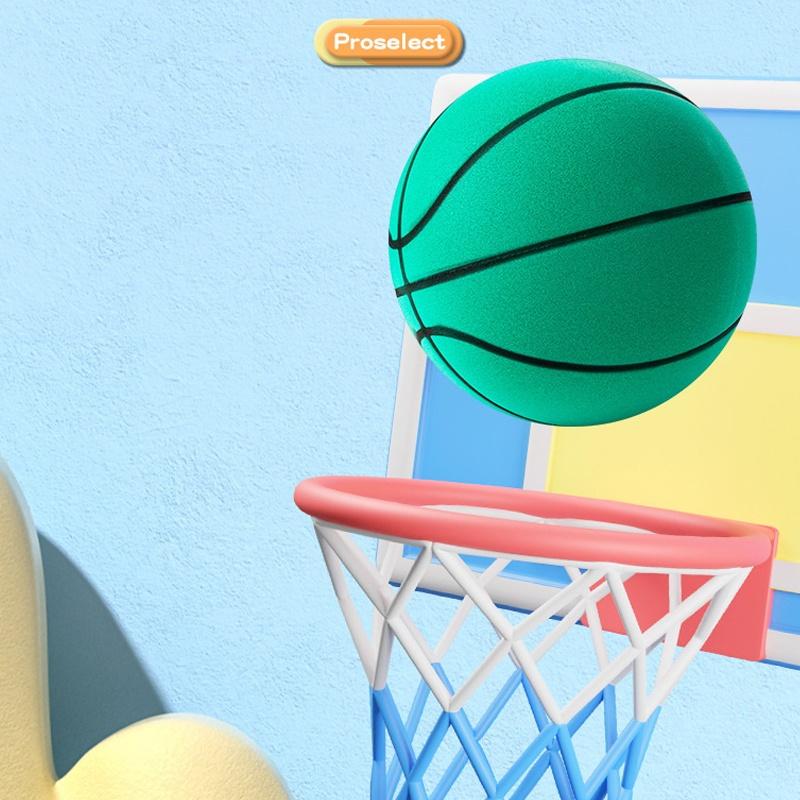 18 см Пенопластовый Бесшумный Баскетбольный Мяч для Тренировок в Помещении Без Покрытия Низкий Уровень Шума Тренировки по Баскетболу для Детей Различные Занятия в Помещении