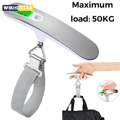 Портативный ЖК-цифровой чемодан, весовые весы, дорожные весы, подвесной чемодан с ремнем для электронного тяжелого оборудования, 50 кг/110 фунтов